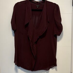 Babaton Rich Burgundy Blouse